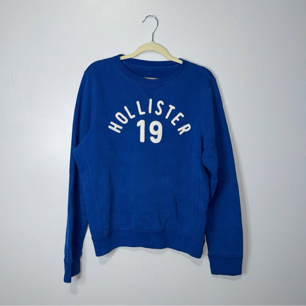 Hollister Vintage Crewneck Sweatshirt – Blue (XL)